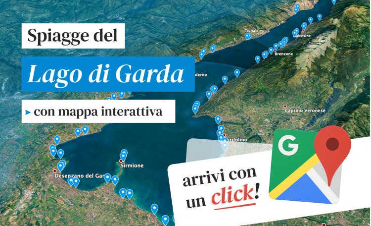 Spiagge Lago di Garda ☀️ Le migliori 100 (mappa interattiva)