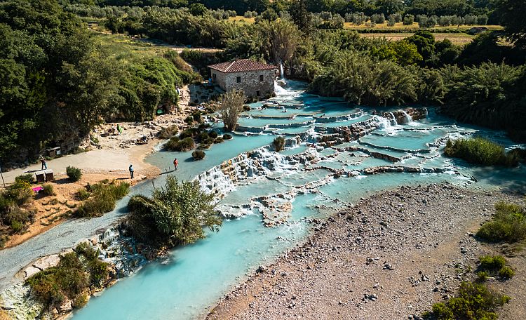 Cascate del Mulino ❤️ Terme libere di Saturnia